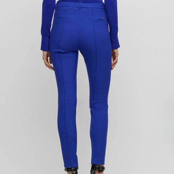 BOSS TANAINA - Trousers - open blue Skinny Stretch Pants, Sz 12 - Picture 3 of 6